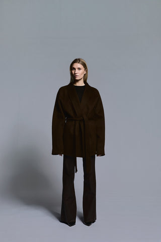 Envelope1976 Houston coat midi Coat Chestnut