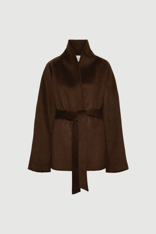 Envelope1976 Houston coat midi Coat Chestnut