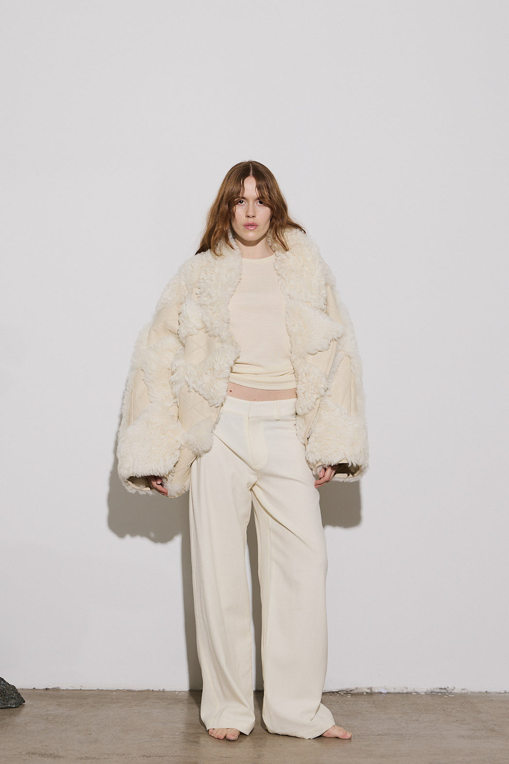 Envelope1976 Iceland jacket - Shearling Jacket Ivory