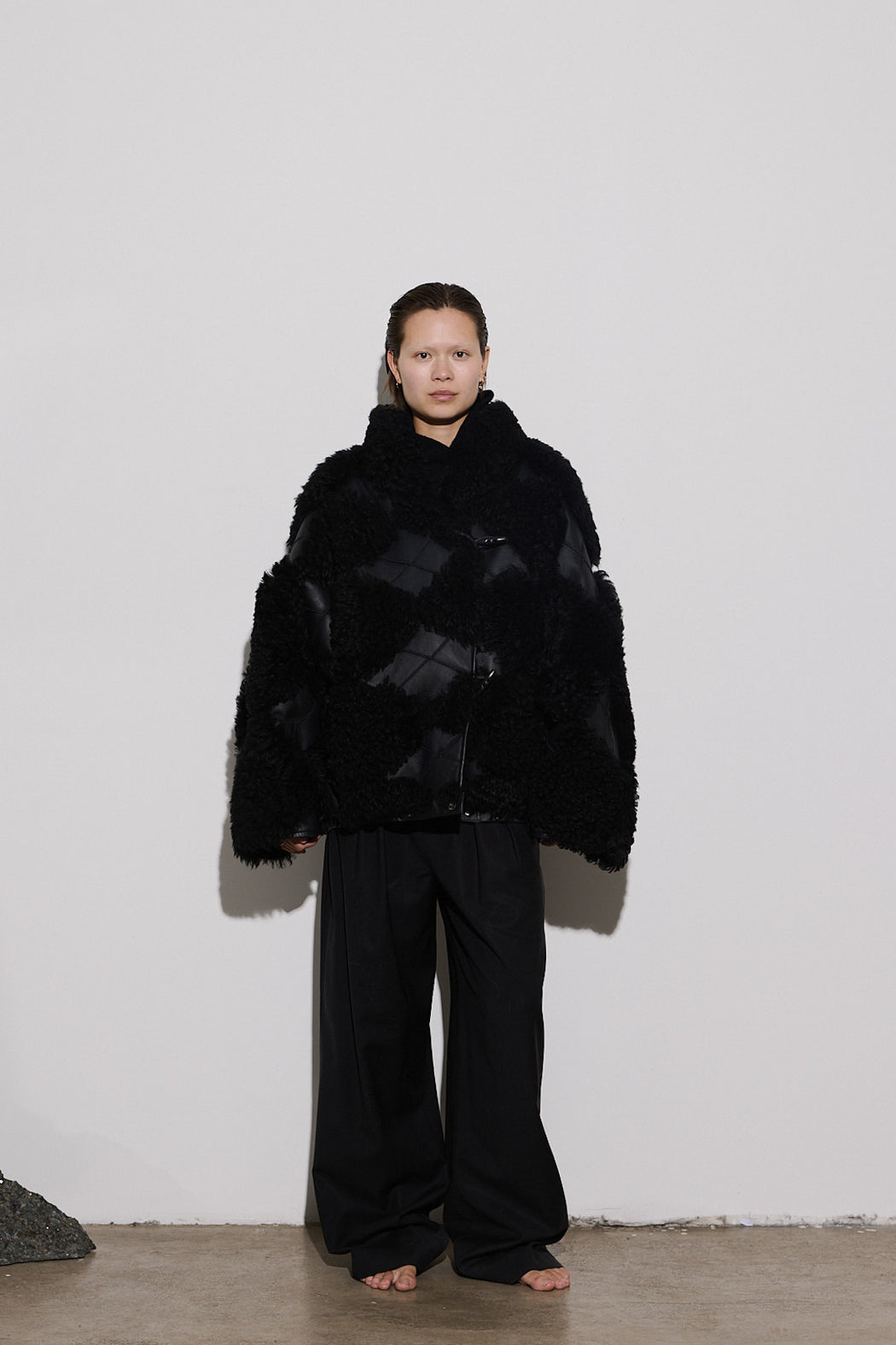 Envelope1976 Iceland jacket - Shearling Jacket Black