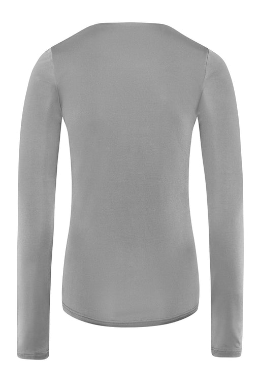 Envelope1976 Initial longsleeve - Viscose & Silk Top Grey