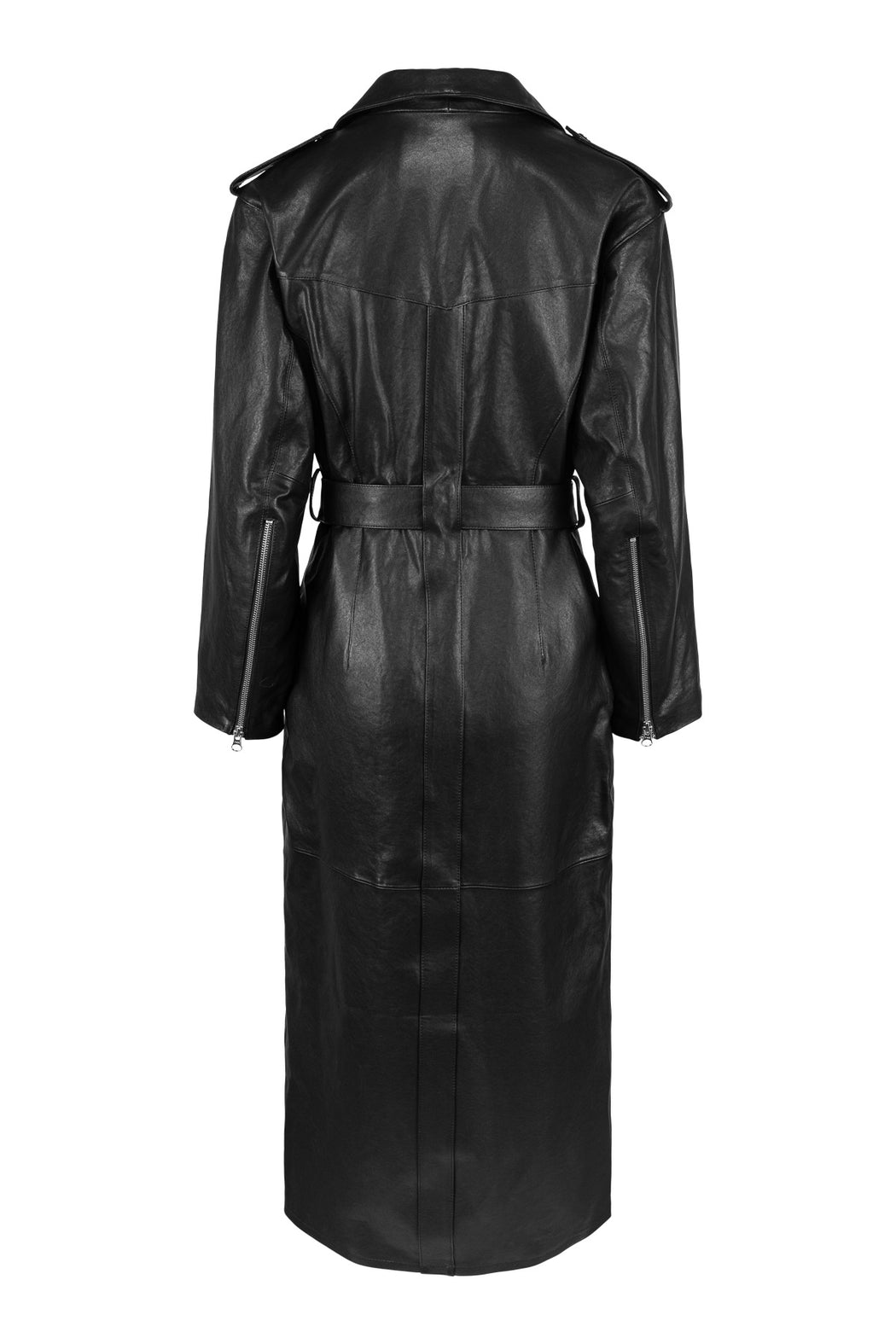 Envelope1976 Jax dress long - Leather Dress Black