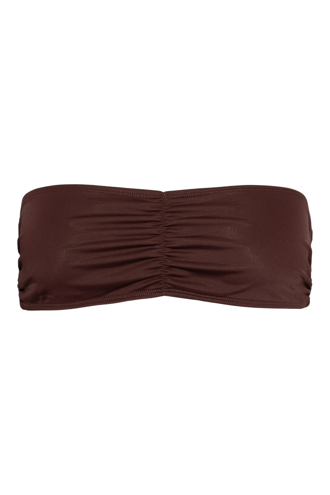 Envelope1976 Kuta bikini top - Recycled polyamide Bikini Dark coffee