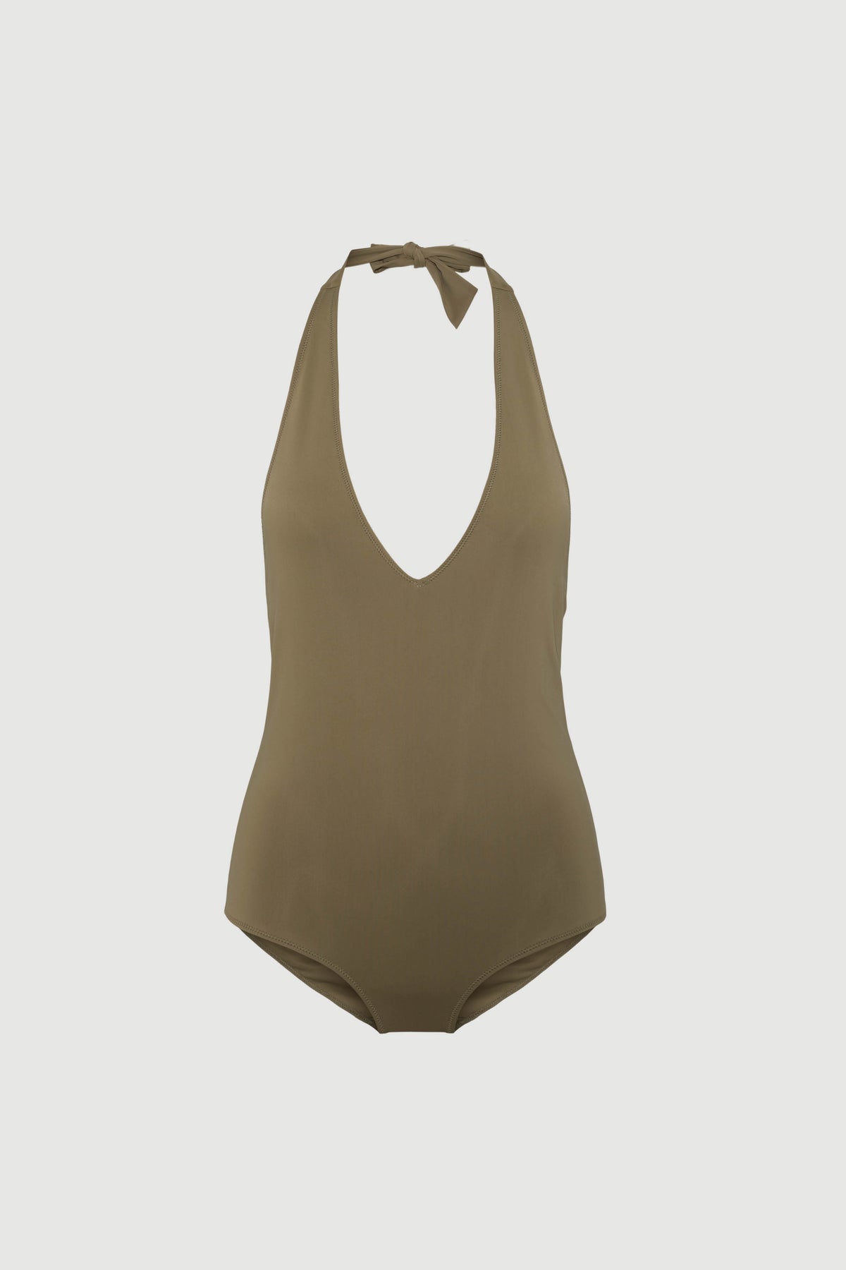 Las Salinas swimsuit - Recycled polyamide - Olive — Envelope1976