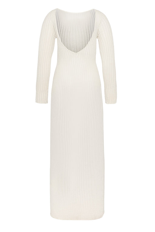 Envelope1976 Level dress - Lycocell, Organic cotton & Linen Dress Cream