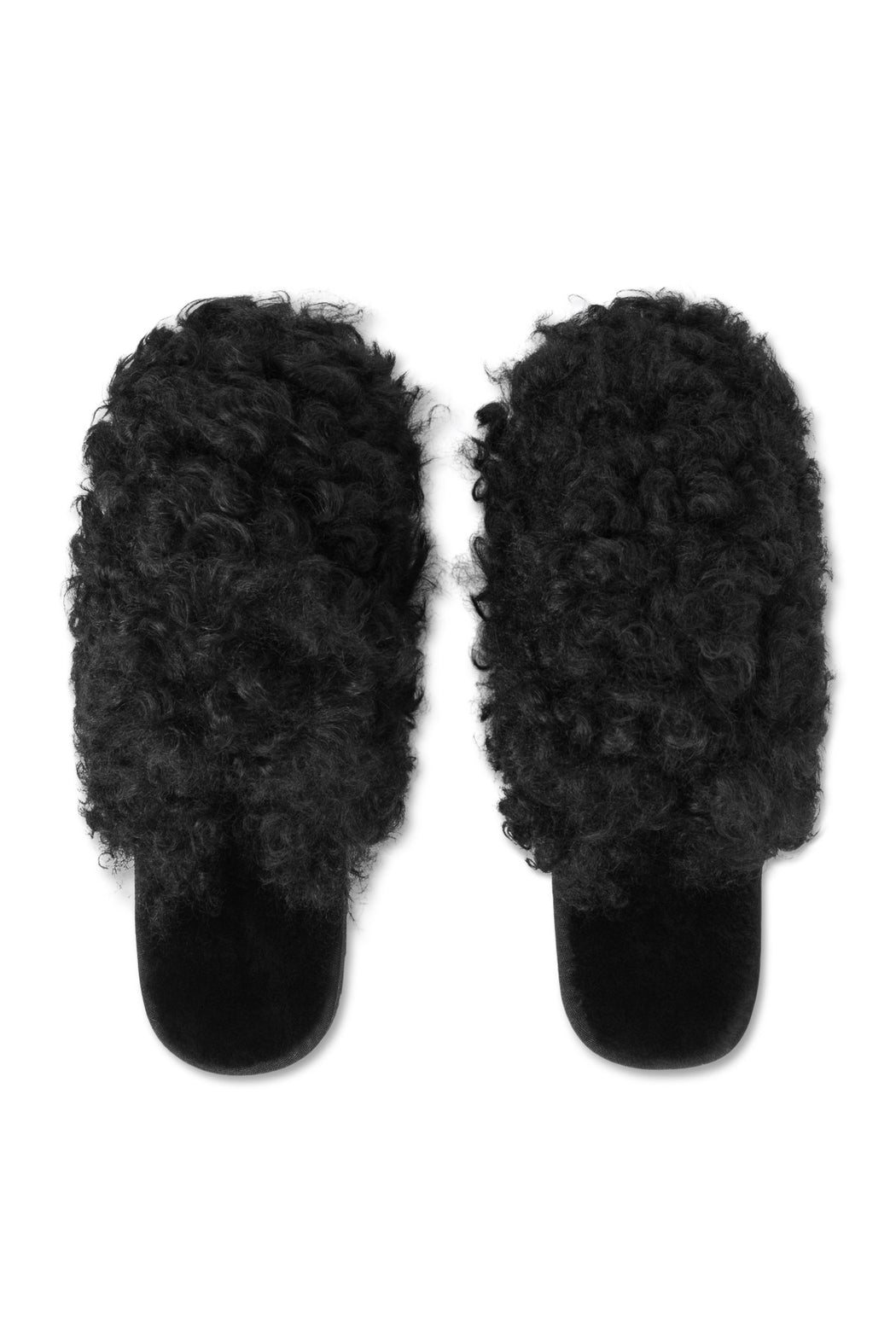 Envelope1976 Lounge slippers - Shearling Shoes Black