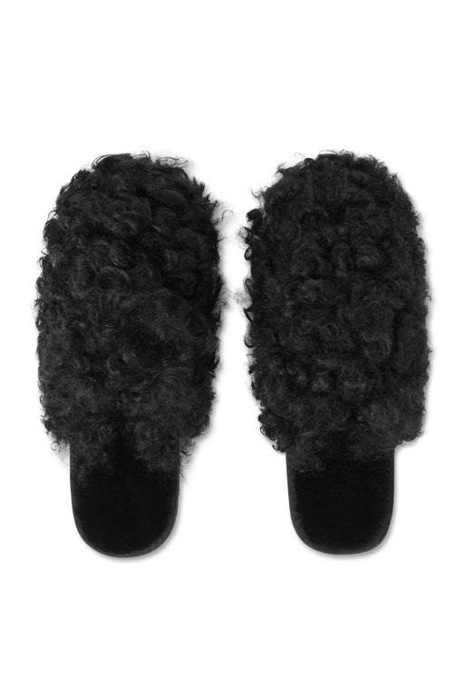 Envelope1976 Lounge slippers - Shearling Shoes Black