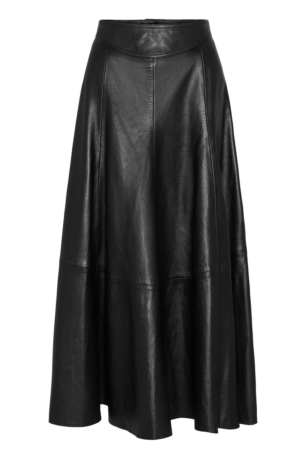 Envelope1976 Mika skirt - Leather Skirt Black