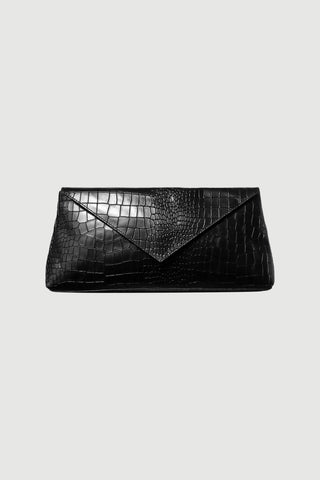 Envelope1976 Onyx clucth, Black croc Bags Black croc