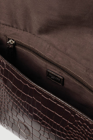 Envelope1976 Onyx clutch Bags Brown