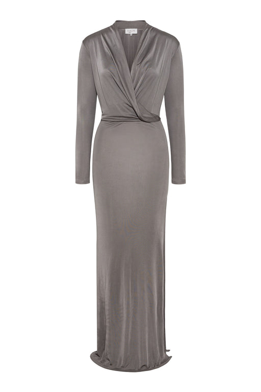 Envelope1976 Opening dress - Viscose & Silk Dress Grey