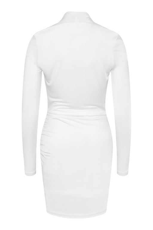 Envelope1976 Opening dress short - Viscose & Silk Dress White