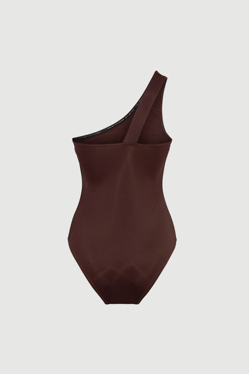 Envelope1976 Paros swimsuit - Recycled polyamide Swimsuit Dark coffee