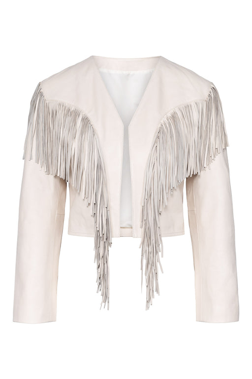 Envelope1976 Rodeo jacket - Leather Jacket Cream