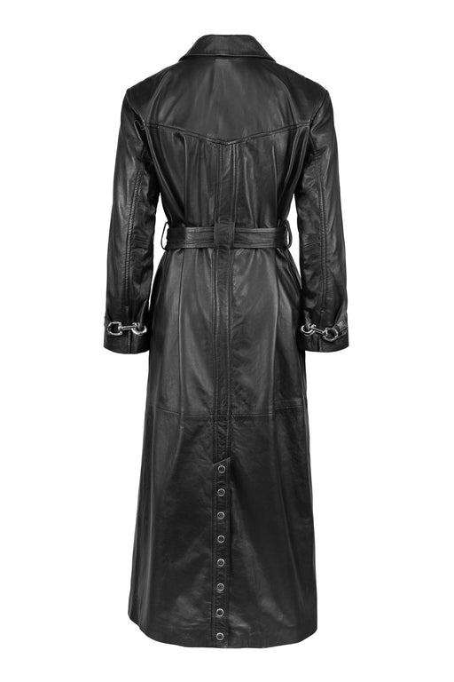 Envelope1976 Rousillon coat - Leather Coat Black