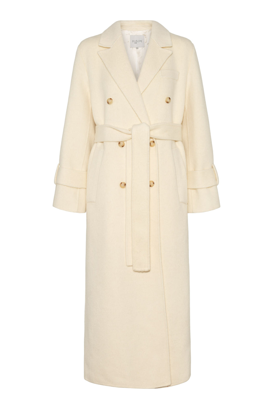 Envelope1976 Saville coat - Wool Coat Cream