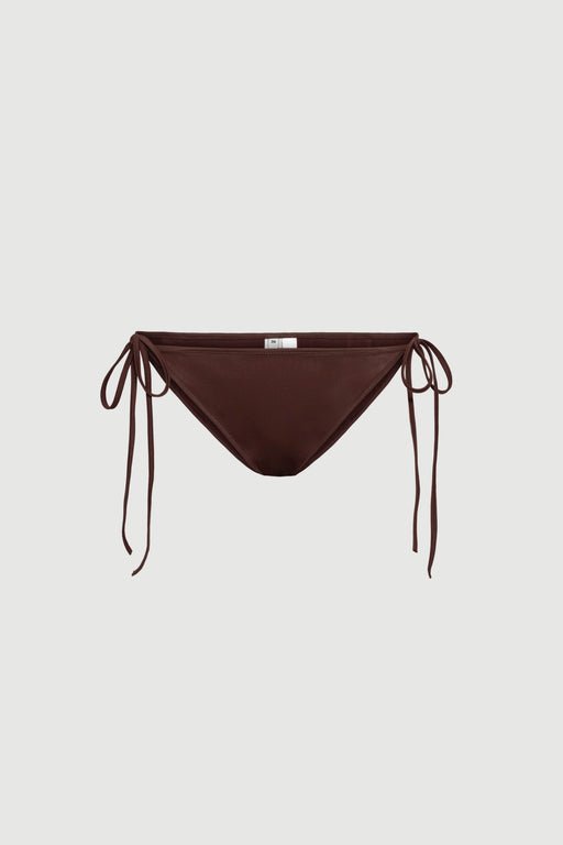 Envelope1976 Sea bikini bottom - Recycled polyamide Bikini Dark coffee