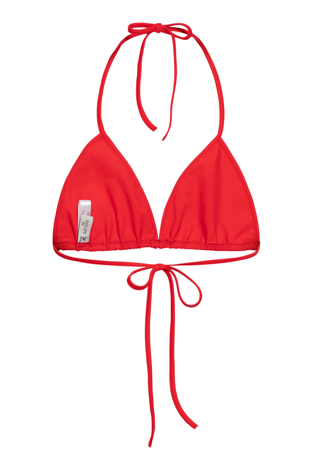 Envelope1976 Sea bikini top - Recycled polyamide Bikini Poppy red