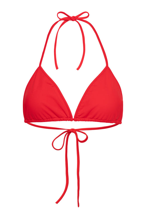 Envelope1976 Sea bikini top - Recycled polyamide Bikini Poppy red