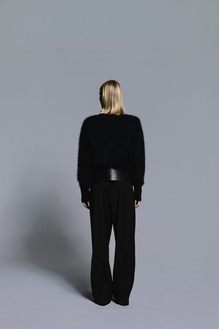 Envelope1976 Sky knit, Black Sweater Black