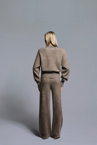 Envelope1976 Sky knit, Taupe Sweater Taupe