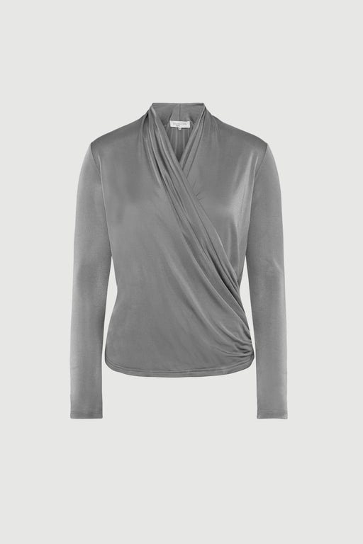 Envelope1976 Soda top - Viscose & Silk Top Grey