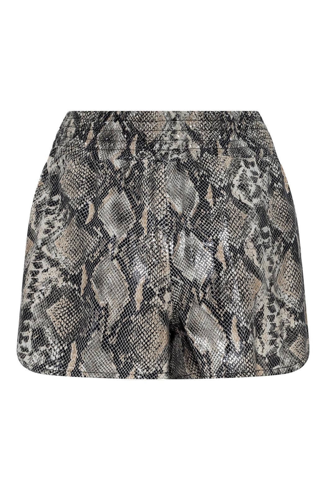 Envelope1976 Spice shorts - Leather Shorts Snake print