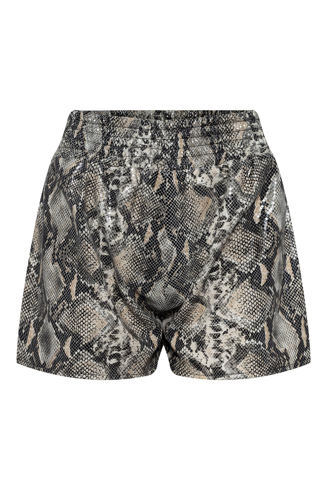 Envelope1976 Spice shorts - Leather Shorts Snake print