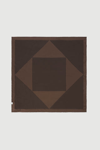 Envelope1976 Square scarf Scarf Chestnut / brown