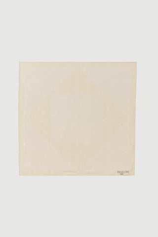 Envelope1976 Square scarf, Cream / light beige Scarf Cream / light beige