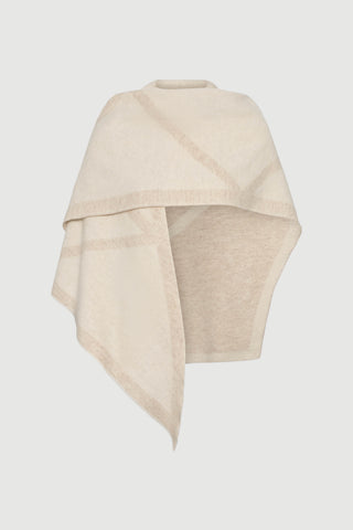 Envelope1976 Triangle scarf, Cream / Light beige Scarf Cream / light beige