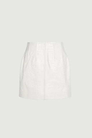 Envelope1976 Upper East skirt Skirt Cream croc