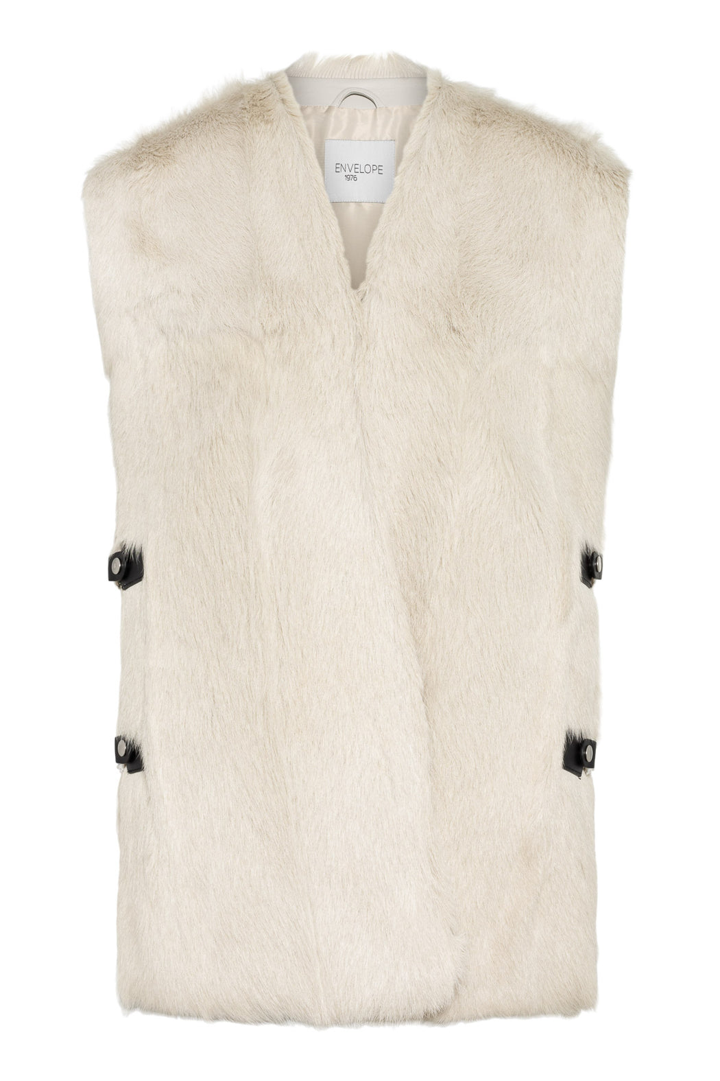 Envelope1976 Ustetind vest - Goat shearling Vest Ecru