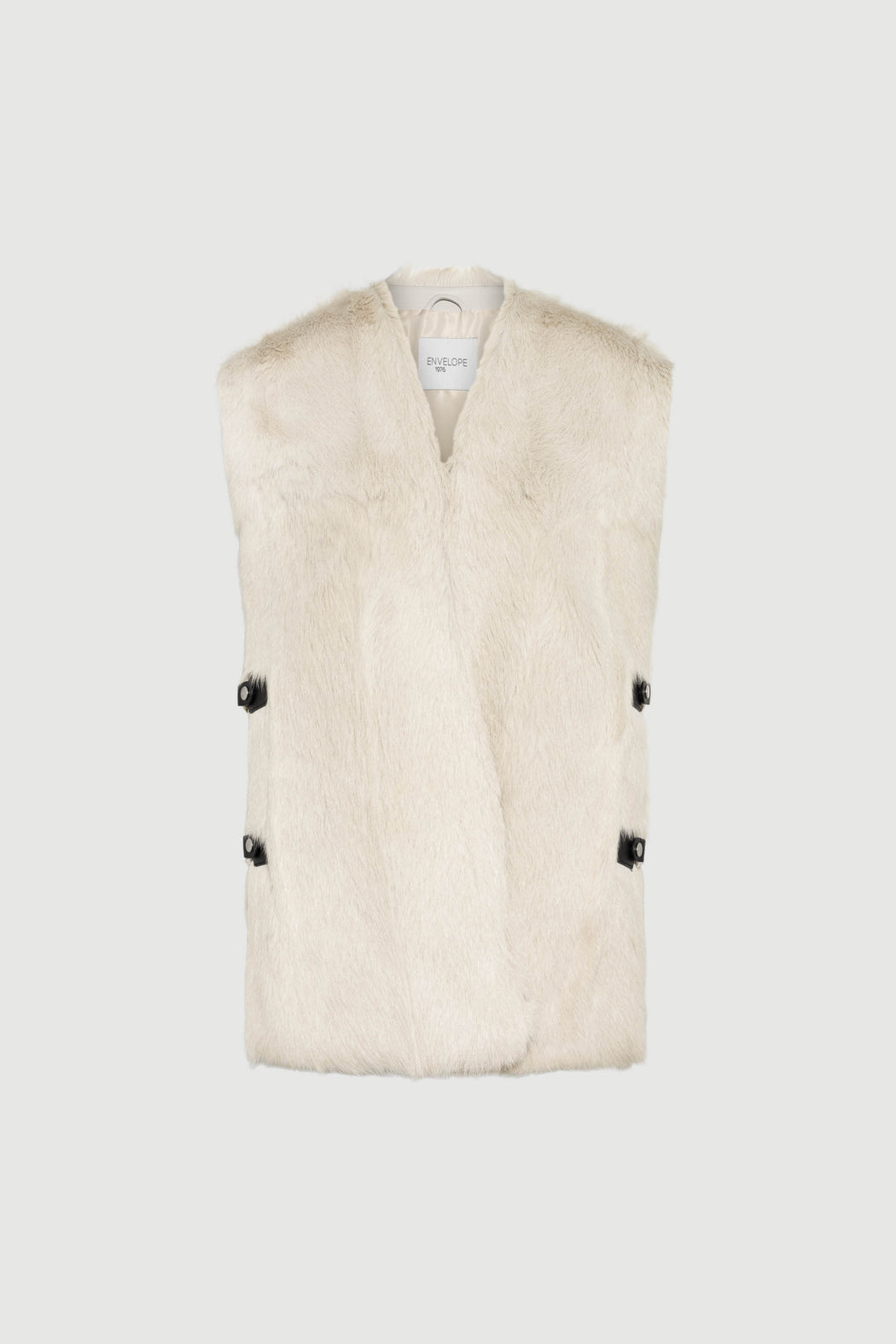 Envelope1976 Ustetind vest - Goat shearling Vest Ecru