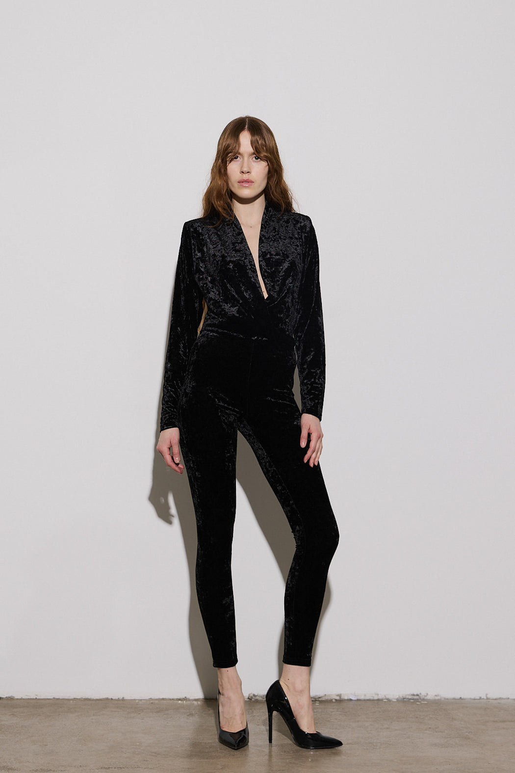 Envelope1976 Vision catsuit - Viscose Jumpsuit Black