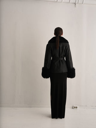 Envelope1976 Woodstock jacket short Jacket Black