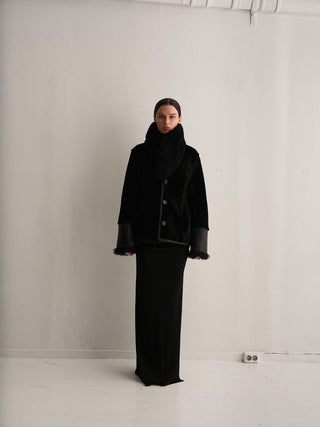 Envelope1976 Woodstock jacket short Jacket Black