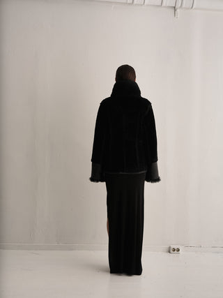 Envelope1976 Woodstock jacket short Jacket Black