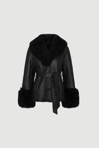 Envelope1976 Woodstock jacket short Jacket Black