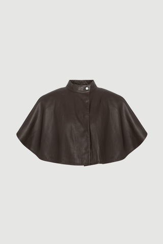 Envelope1976 Zoe cape Cape Dark brown