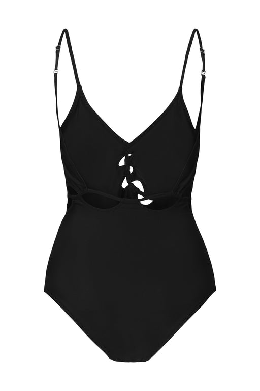 Envelope1976 Collioure swimsuit - Recycled polyamide Swimsuit Black