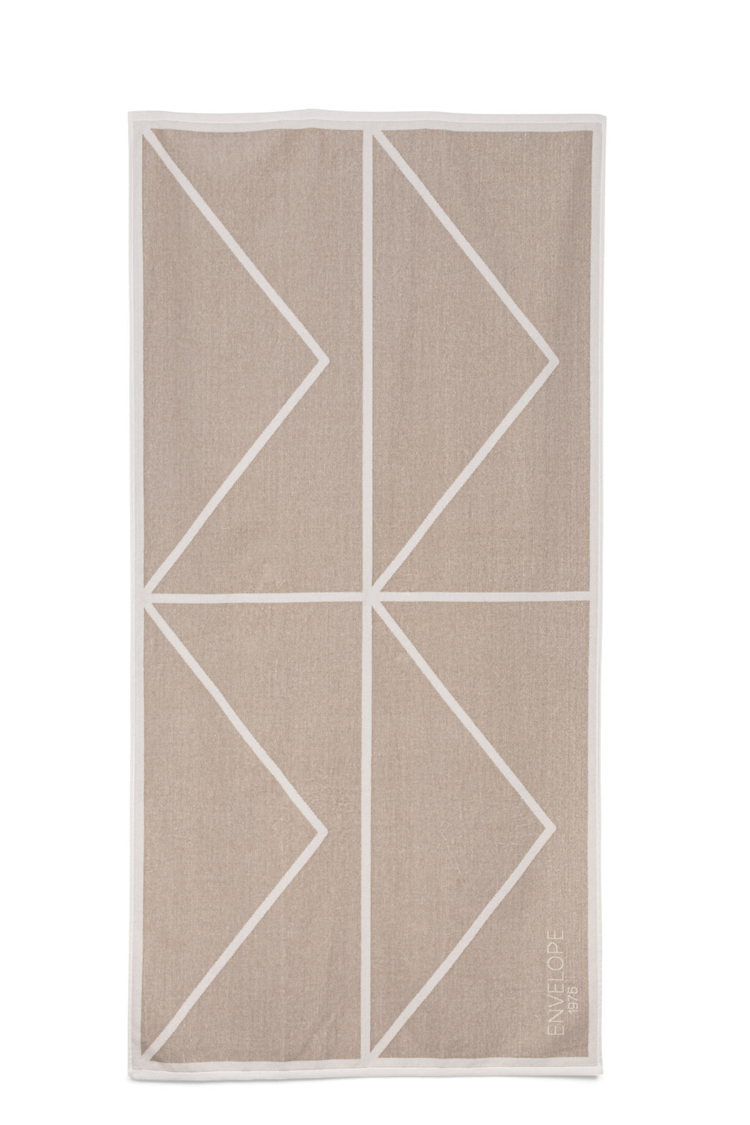 Envelope1976 Signature towel - Organic cotton Towel White / Sand